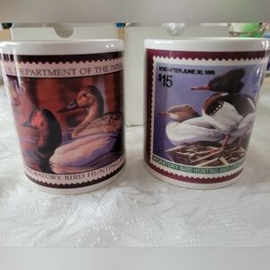 Dept. Of The Interior Migratory Bird Hunting and Conservation Mug Set
